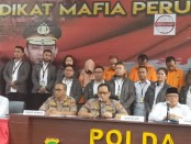 Kapolda Metro Jaya Irjen Gatot Eddy menggelar keterangan pers terkait mafia Perumahan berkedok syariah, Senin, 16 Desember 2019 - foto: Bob/Koranjuri.com