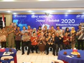 Rapat koordinasi Sensus Penduduk 2020 di ruang Arahiwang Setda Kabupaten Purworejo, Kamis (6/2) - foto: Sujono/Koranjuri.com