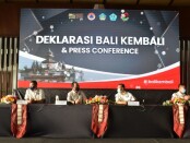 Deklarasi gerakan 'Bali KemBali' di Hotel Sheraton, Kuta, Bali, Minggu (15/11/2020) - foto: Istimewa