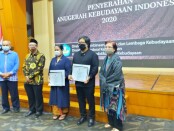 Penyerahan Anugerah Kebudayaan 2020 yang diselenggarakan Direktorat Kebudayaan Kementerian Pendidikan dan Kebudayaan - foto: Istimewa