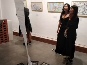 Sun Rang Fong atau Funky Sun, seniman asal China menggelar pameran tunggal bertajuk 'Obart' - foto: Koranjuri.com