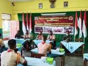 Bekerjasama dengan Kodim 0708 Purworejo, SMK TKM Purworejo mengadakan bimbingan tentang Wawasan Kebangsaan pada para siswa, melalui Pramuka Saka Wira Kartika, Sabtu (13/11/2021) - foto: Sujono/Koranjuri.com