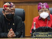 Gubernur Bali Wayan Koster (kanan) bersama Wakil Gubernur Tjokorda Oka Artha Ardhana Sukawati (kiri) - foto: Istimewa
