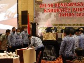 Suasana rapat dinas Gelar Pengawasan Daerah (Larwasda) Kabupaten Purworejo Tahun 2022 - foto: Sujono/Koranjuri.com