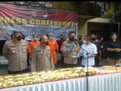 Kapolda Bali Irjen Pol I Putu Jayan Danu Putra menggelar keterangan pers terkait pengungkapan narkoba, Selasa, 12 April 2022 - foto: Istimewa