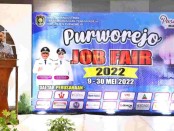 Bupati Purworejo RH Agus Bastian, SE, MM, saat membuka Purworejo Job Fair 2022, Rabu (18/05/2022) di Ganesha Convention Hall - foto: Sujono/Koranjuri.com