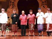 Gubernur Bali Wayan Koster saatmembuka Seminar 'Aktualisasi Kepemimpinan Bung Karno Dalam Bali Era Baru, Senin (6/6/2022) di Gedung Ksirarnawa, Art Center, Denpasar - foto: Istimewa