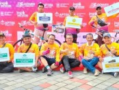 9 peserta dari LLDIKTI wilayah VI Jateng, ikut meramaikan Gowes Jogjaversitas, Sabtu (24/07/2022), yang diselenggarakan APTISI wilayah V Yogyakarta - foto: Sujono/Koranjuri.com