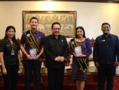Wakil Gubernur Bali menerima wakil Pertukaran Pemuda Antar Provinsi (PPAP) yang akan melakukan pengabdian masyarakat terkait Budaya di provinsi Papua dan Jawa Timur - foto: Istimewa