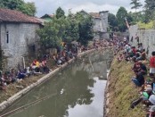Ribuan peserta ikuti Lomba Mancing Bareng Bupati di sungai Selis Kenteng, Kledung Kradenan, Banyuurip, Purworejo, Minggu (28/08/2022) - Sujono/Koranjuri.com