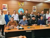 Pengurus Serikat Media Siber Indonesia (SMSI) Pusat melakukan audiensi kepada Dewan Pers - foto: Istimewa