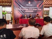 Pererat hubungan dengan wartawan, KPU Purworejo adakan Media Gathering, Rabu (28/09/2022) - foto: Sujono/Koranjuri.com