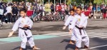 Karate SMPN 12 Purworejo Tampil Memukau di Hadapan Bupati dalam Peringatan Haornas