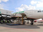 Eva Air, maskapai rute Taipei-Denpasar-Taipei menurunkan 212 penumpang di Bandara Ngurah Rai Bali, Senin, 3 Oktober 2022 - foto: Istimewa