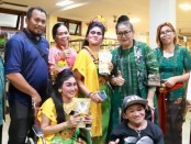 Pendamping orang nomer satu di Bali Putri Suastini Koster mengapresiasi penyelenggaraan Festival Karya Seni Disabilitas - foto: Istimewa
