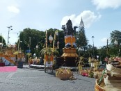 Catus Pata Patung Catur Muka yang menjadi lokasi pelaksanan Tawur Agung Kasanga menjelang hari Raya Nyepi 2023 pada Selasa, 21 Maret 2023 - foto: Koranjuri.com