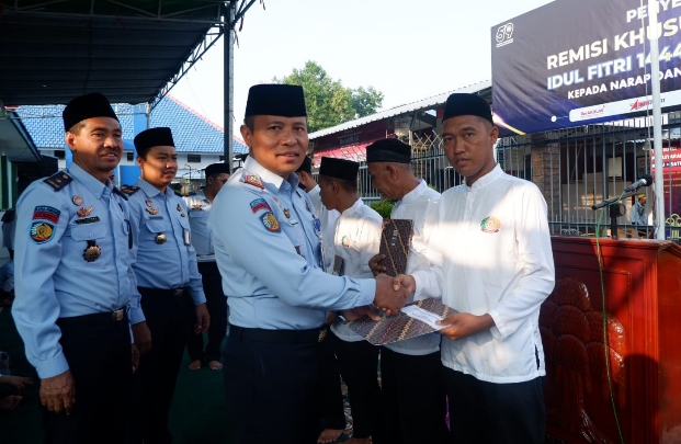 Upacara pemberian Remisi untuk Warga Binaan di Lapas Jombang - foto: Istimewa