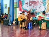 Salah satu peserta unjuk penampilan dalam 'Pansa Got Talent' di SMK Pancasila 1 Kutoarjo, Purworejo - foto: Koranjuri.com