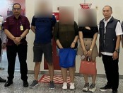Tiga WNI yang terdiri dari dua laki-laki dan satu perempuan yang dibatalkan penerbangannya dari Bandara I Gusti Ngurah Rai menuju Phnom Penh, Kamboja - foto: Istimewa
