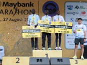 Para juara di kategori Male Open Maybank Marathon 2023 - foto: Istimewa